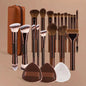 Set di Pennelli, Include 14 Pennelli per il Trucco + 1 Borsa per il Trucco + 2 Spugne per il Trucco, Contiene Pennello per Fondotinta, Pennello per Blush