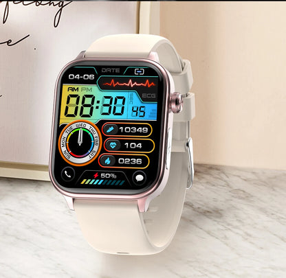 2025 Nuovo AI Diagnosi Lipidi nel sangue Acido urico Test di composizione corporea Smart Watch per uomo ECG + PPG Chiamata Bluetooth Salute Smartwatch