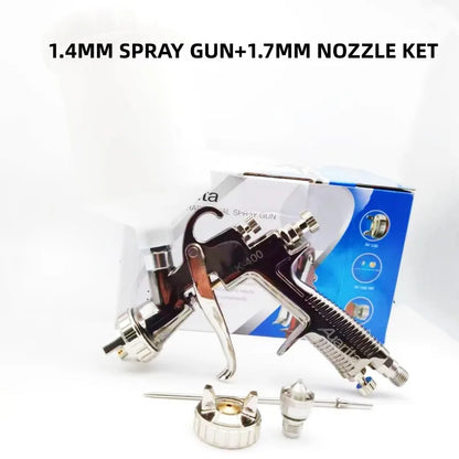 Pistola a Spruzzo di Alta Qualità Auarita K400 LVMP, Spruzzatore per Auto 1.4/1.7MM R500, Pistola per Verniciatura ad Alta Atomizzazione, Aerografo