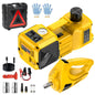 Martinetto Elettrico per Auto Taskstar 5T, Sollevatore Idraulico Elettrico con Gonfiatore Integrato 12V, Cambio Gomme con Luce LED per Berlina SUV Camion