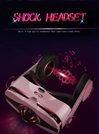 Shinecon occhiali VR per realtà virtuale cuffie 3D dispositivo Viar lenti per casco intelligente occhiali per cuffie per Smartphone cellulare