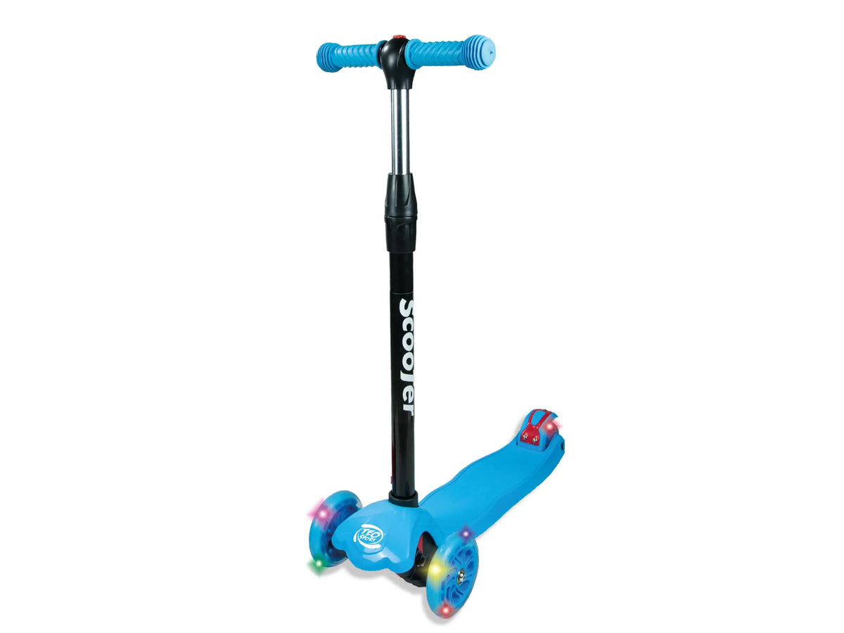 Monopattino 3 ruote 120/80 Portata max 50 kg Monopattino da Città Rosso/Blu/Arancione/Verde Altezza Regolabile Freestyle Pedal Scooter