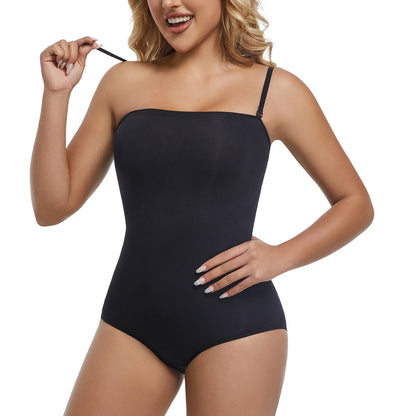 Tuta senza spalline da donna Shapewear Nuovi slip sexy Body Butt Lifter Compressione Vita Trainer Push Up Backless Shaper