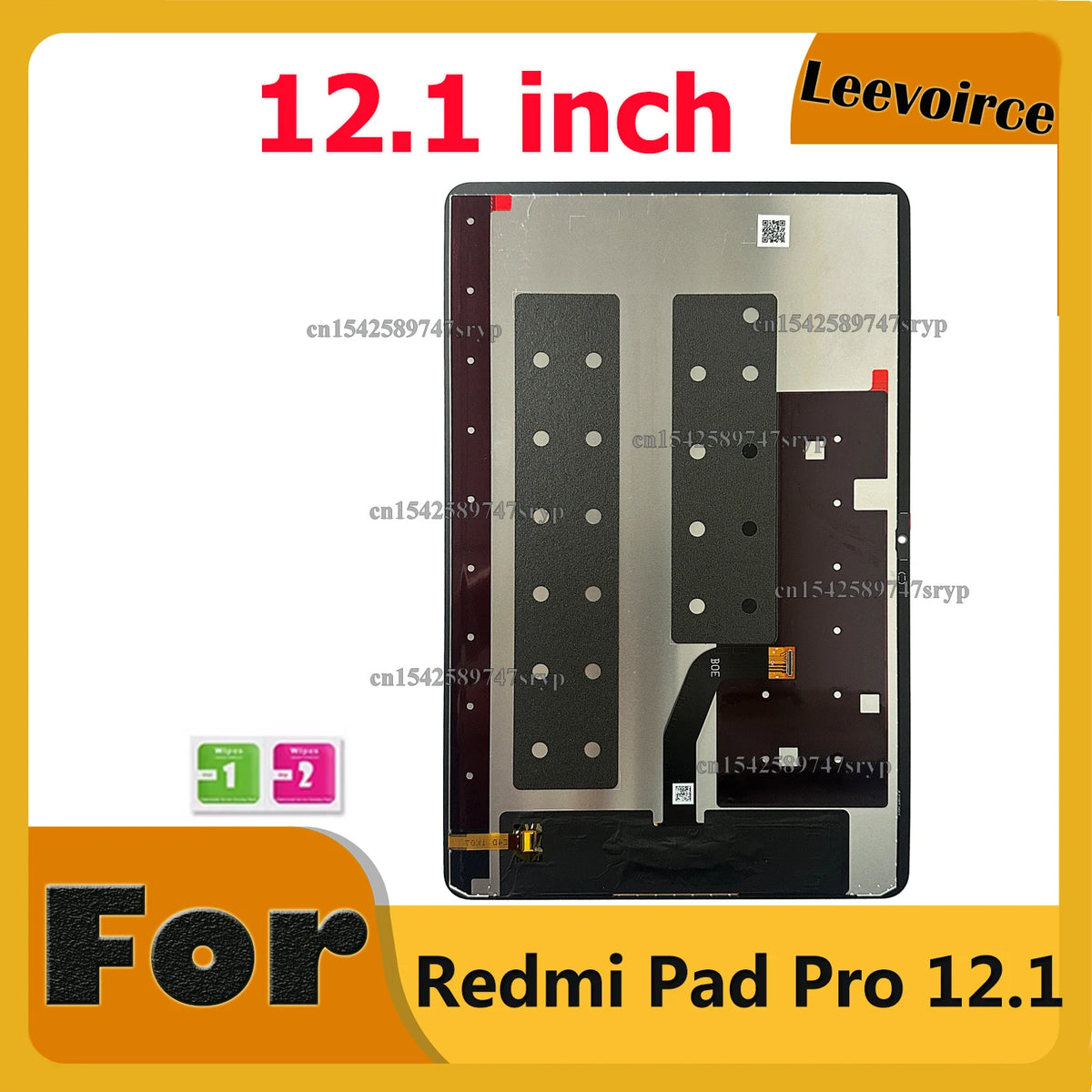 12.1 "Per Xiaomi Redmi Pad Pro 12.1 2405CRPFDC 2405CRPFDL 2024 Tablet Display LCD Touch Screen Digitizer Assemblea di Vetro di Riparazione