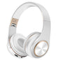 EOENKK T8 Cuffie wireless Bluetooth 5.3 con audio surround stereo, pieghevoli, per sport, a bassa latenza, per gaming, con riduzione del rumore