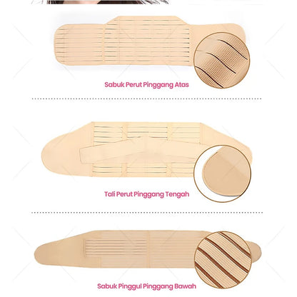 3in1 Corsetto Dopo Il Parto Fascia Pancia Donne Incinte Pancia Pancia Pancia Pelvi Cintura Avvolgente Vita Trainer Recupero Fasciatura Cinghia Body Shaper
