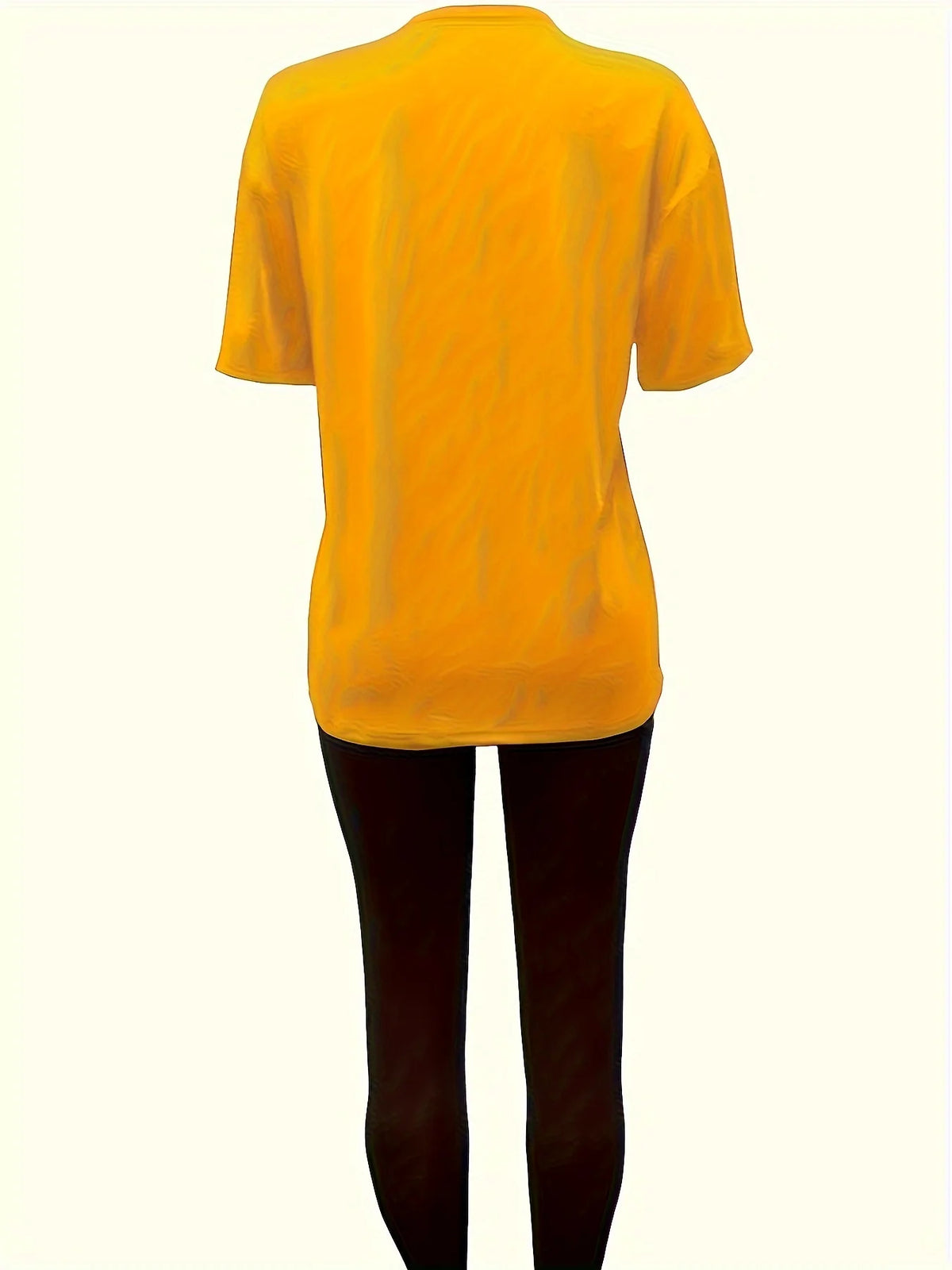 Completo sportivo da donna, taglie forti, con stampa astratta, maglietta a maniche lunghe e pantaloni comodi ed elasticizzati, ideale per l'attività fisica.