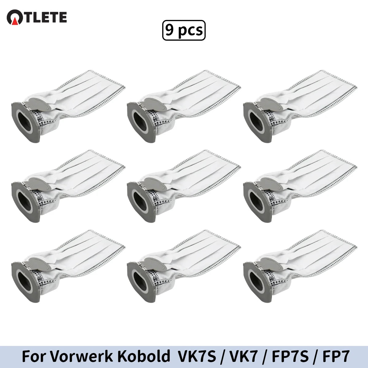 Sacchetto per la polvere per aspirapolvere senza fili (Vorwerk Kobold VK7S / VK7 / FP7S / FP7), filtro HEPA e sacchetti per la polvere, pezzi di ricambio.