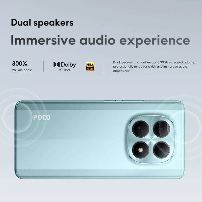 POCO M8 5G Versione Globale Snapdragon 6 Gen 3 Display Immersivo 6.77' 120Hz FHD+ Batteria 5520mAh Smartphone NFC