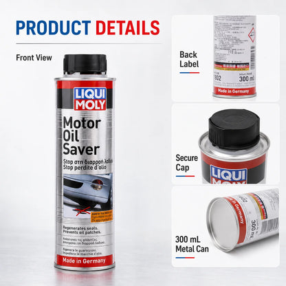 Additivo Liqui Moly per il risparmio dell'olio motore, anti-perdita, riduttore del consumo di olio, ripristina le tenute per il motore dell'auto