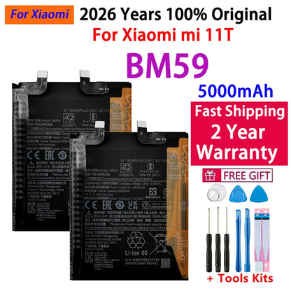 Batteria BM58 originale al 100% per Xiaomi Mi 8 9 10 11 11i 11T Ultra SE Lite Mi A3 CC9 CC9e Poco F3 Redmi K40 Pro Mix 4 batterie 5G