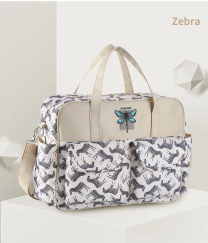 Borsa per pannolini impermeabile di nuovo stile borsa da viaggio Messenger di grande capacità borse multifunzionali per passeggino madre maternità