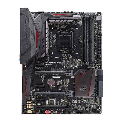 Scheda madre ASUS MAXIMUS VIII HERO, compatibile con CPU I7 6700K, 7700K, 7700, I5 6500, 7600, I3 6300, 6100, 4×DDR4 3733MHz, M.2, Z170.