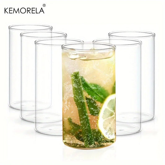 6/4 pezzi 15/19 Oz BPA senza bicchieri in borosilicato set resistenti al calore, lavabili in lavastoviglie per cocktail whisky soda acqua birra