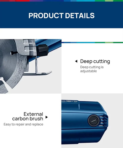 Smerigliatrice Angolare Industriale BOSCH GDC145 1450W, Disco da 115mm Profondità 35mm, Bassa Vibrazione Alta Precisione, Utensile Multiuso per Scanalatura e Sagomatura su Pietra/Piastrelle/Calcestruzzo