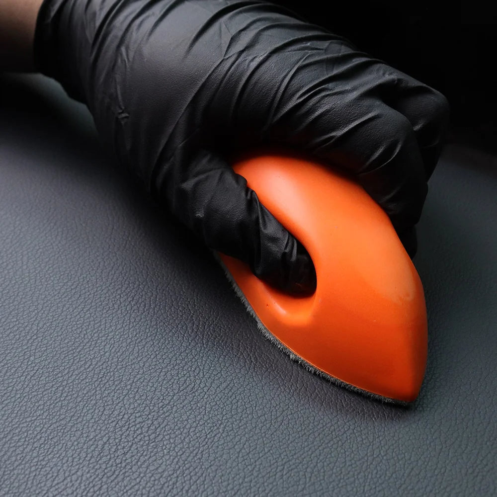 SPTA 1Pc Spazzola per la pulizia del sedile auto in pelle, blocco manuale nano per la rimozione della polvere da interni di veicoli, mobili, divani, stivali e soffitti