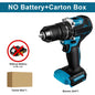 Trapano avvitatore a percussione Makita DDF487 da 13 mm, brushless, per uso domestico, 18V agli ioni di litio, con elevata coppia, compatibile con batteria Makita 18V.