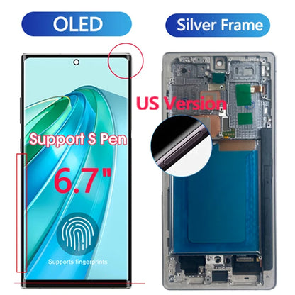 NUOVO Display AMOLED Per Samsung Galaxy S25 Ultra 5G Display LCD Touch Screen Digitizer Assembly Per Samsung S25 Ultra Display
