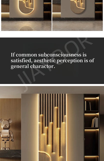 Lampada da parete moderna a LED di lusso Decorazione domestica Luce murale astratta Corridoio Soggiorno Lustro Pittura sospesa di fascia alta