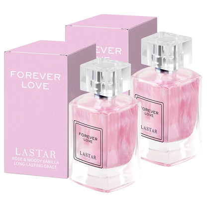 LASTAR Profumo da donna, regali di Natale. Totale 100 ml/3,38 fl oz, profumo di rosa, fragranza a lunga durata, atmosfera di datario