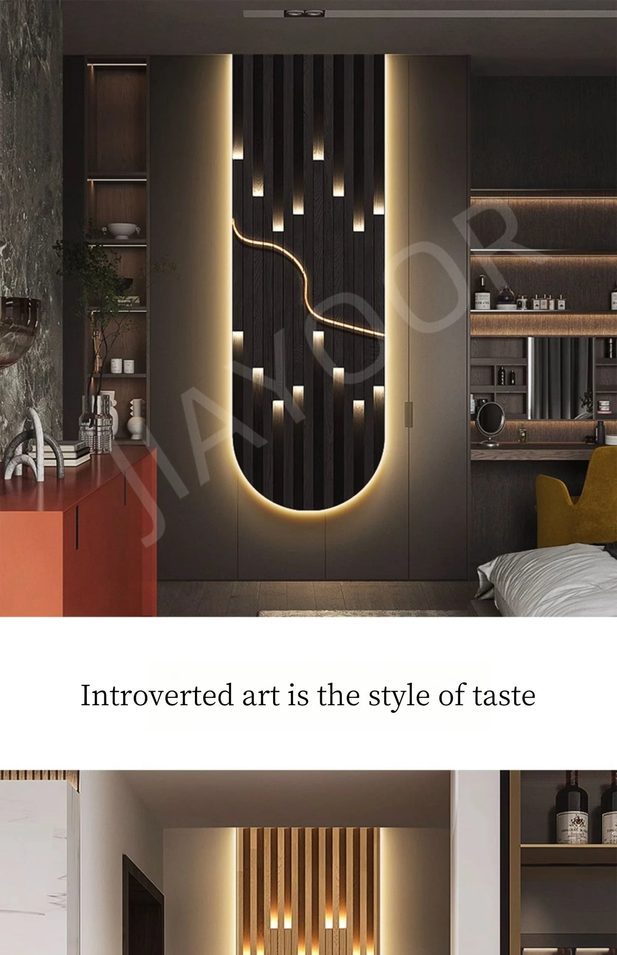 Lampada da parete moderna a LED di lusso Decorazione domestica Luce murale astratta Corridoio Soggiorno Lustro Pittura sospesa di fascia alta