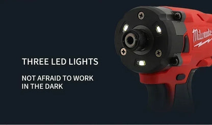 Originale Milwaukee M18 Avvitatore a Impulsi Brushless 1/4" Hex 18V ad Alta Coppia, Utensile Elettrico Compatto Senza Fili per Avvitare Viti