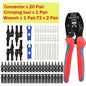 600/400/200/100/40/20/10 pezzi Kit connettori solari fotovoltaici 1000V 30A Connettori Solor da pannello per cavo fotovoltaico/MC 2,5/4/6mm2