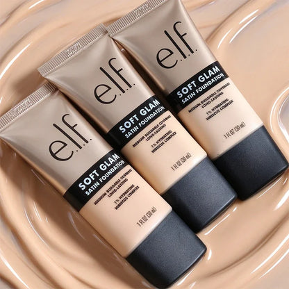 Nuovo balsamo labbra alla frutta della marca Elf, prodotto versatile per labbra e guance, fard liquido in polvere, fondotinta liquido effetto satinato, cosmetici per il trucco facili da usare.