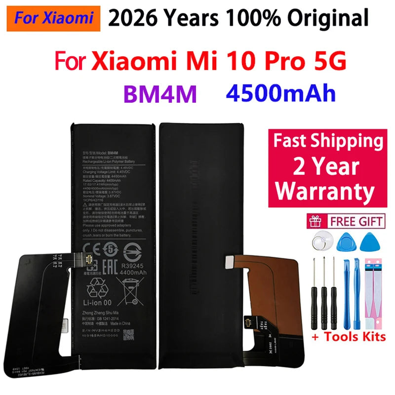 Batteria BM58 originale al 100% per Xiaomi Mi 8 9 10 11 11i 11T Ultra SE Lite Mi A3 CC9 CC9e Poco F3 Redmi K40 Pro Mix 4 batterie 5G