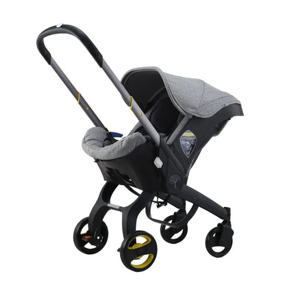 Passeggino 3-in-1 per Neonati, Sistema da Viaggio con Sedile Auto Rimovibile, Telaio in Alluminio Leggero e Ammortizzazione degli Urti, per Bambini da 0 a 4 Anni