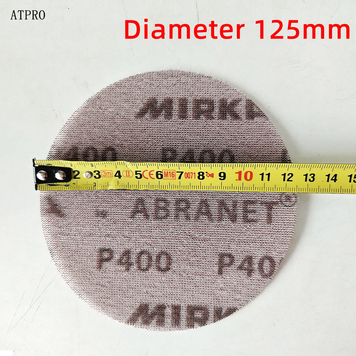 Finlandia MIRKA ABRANET Carta vetrata a rete secca senza polvere, carta vetrata a rete da 5 pollici (125 mm), ideale per la riparazione e il rifinitura della vernice