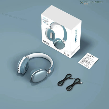 Nuove cuffie wireless Bluetooth con suono surround, ideali per il gaming, pieghevoli e portatili, con tecnologia stereo, perfette per trasmissioni in diretta, viaggi e per ascoltare musica in ambienti chiusi.