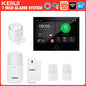 Sistema di Allarme Domestico KERUI con Schermo Touch da 7 Pollici, WiFi+4G, Compatibile con Tuya Smart, Protezione di Sicurezza FSK/ASK, Sensore PIR 433MHZ