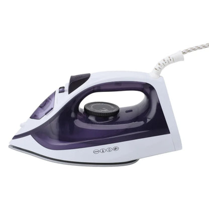 Ferro da stiro a vapore da 1600 W per indumenti, con microfori per il vapore, serbatoio dell'acqua da 210 ml, ideale per stirare sia a secco che con vapore, per uso domestico e in viaggio, 220 V.