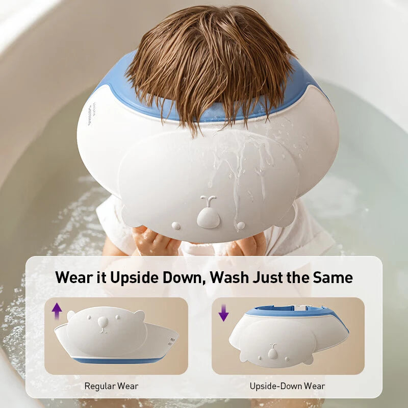 Avent Cuffia per doccia per bambini Cuffia per shampoo impermeabile per bambini Cuffia di protezione per bagno doccia regolabile adatta per 6 mesi sopra