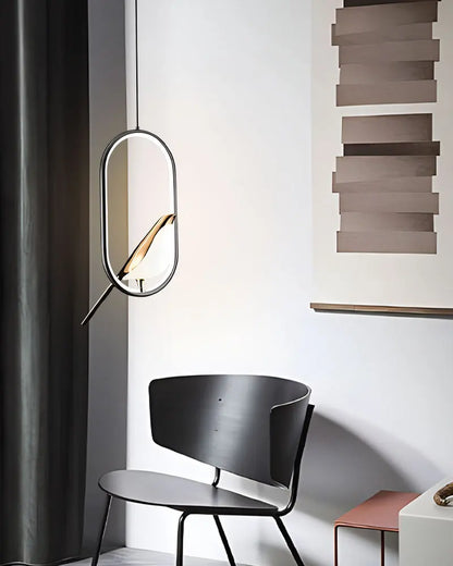 Lampade a sospensione a LED per uccelli gazza girevoli per interni per sala da pranzo AC85-265V Lampade a sospensione per camera da letto sospese con cavo da 1,5 m