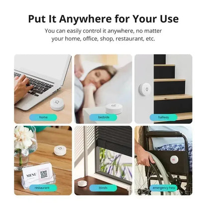SONOFF SNZB-01P SNZB 01P Sonoff Interruttore Wireless Zigbee Interruttore Scena Smart Home Controllo Vocale per EWeLink APP Home Assistant