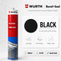 Adesivo Strutturale Poliuretanico PU Originale Wurth Bond+Seal 1K Bianco Grigio Nero per Auto Metallo Legno Calcestruzzo