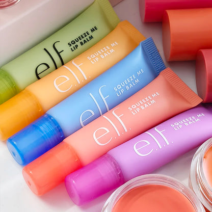 Set Duo di Balsami Labbra Elf 2 Pezzi: Bubblegum-Cherry Mango-Watermelon Mint-Chocolate, Idratante a Lunga Durata, Lucidalabbra Cosmetico