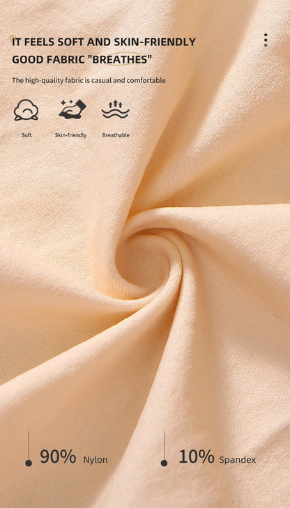 Pantaloni premaman senza cuciture a vita alta Donne incinte Comode mutandine di sicurezza Mutandine da donna Gravidanza Leggings corti Intimo