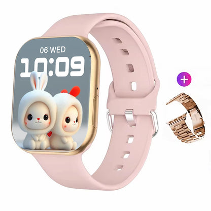 Nuovo Smartwatch iOS Serie 11, Display AMOLED Ultra HD, Cardiofrequenzimetro, GPS, Impermeabile IP68, Fitness, Chiamate Wireless, Braccialetto Originale