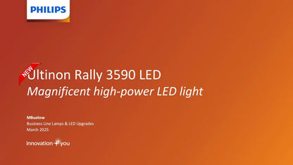 Philips Ultinon Rally 3590 H7 Lampadine per fari a LED 90W ad alta potenza H1 H4 H8 H11 9005 HB3 9006 HB4 9012 HIR2 Lampade automatiche Fendinebbia