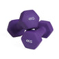 Set di 2 manubri - 2 x 2 kg, manubri esagonali, superficie in vinile, ideali per fitness, esercizio e allenamento, palestra a casa, disponibili in vari colori