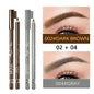 Matita per Sopracciglia Professionale a Doppia Punta con Pennello, Impermeabile, Resistente alle Macchie, Colore Naturale, Facile da Applicare, Eyeliner per Donne, Penna per il Trucco delle Sopracciglia