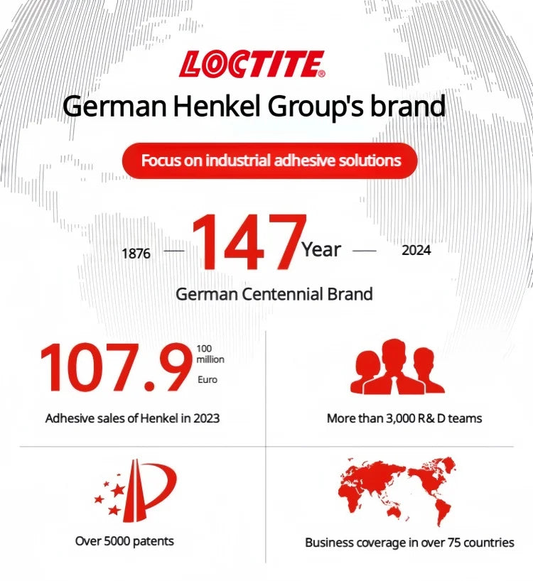 100% originale Loctite 638 660 680 648 603 609 620 660 641 Sigillante anaerobico 50ml Composto di fissaggio ad alta resistenza Frenafiletti