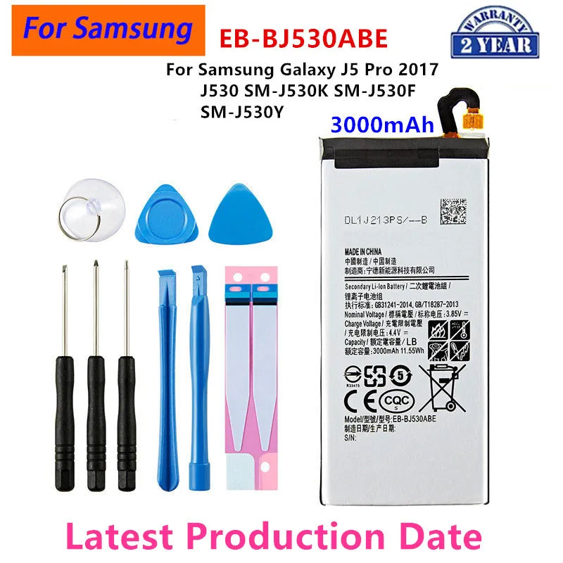 Batteria nuova di zecca per Samsung Galaxy S6 S6 Edge/Plus S7 S7 Edge S8 S8 Plus + S9 S9 Plus S10 S10E S10 Plus J5 Pro J7 Pro