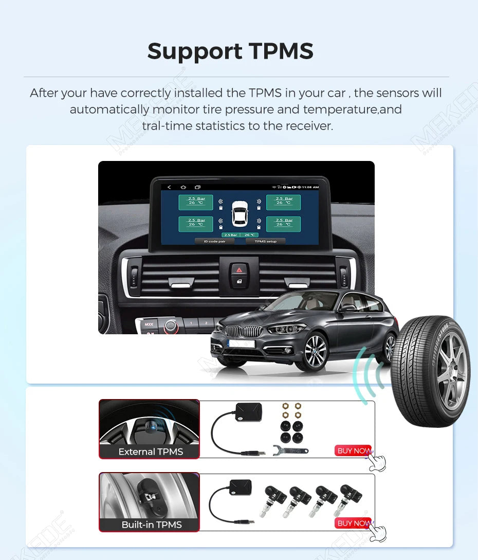 Autoradio Android 2026 con CarPlay Wireless, Android Auto, Mirroring, Navigazione GPS per BMW Serie 5 F10 F11 2011-2017, Schermo Touch da 10,25 pollici, ROM da 128GB, Lettore Video 4K, Schermo con Display per Telecamera Poste