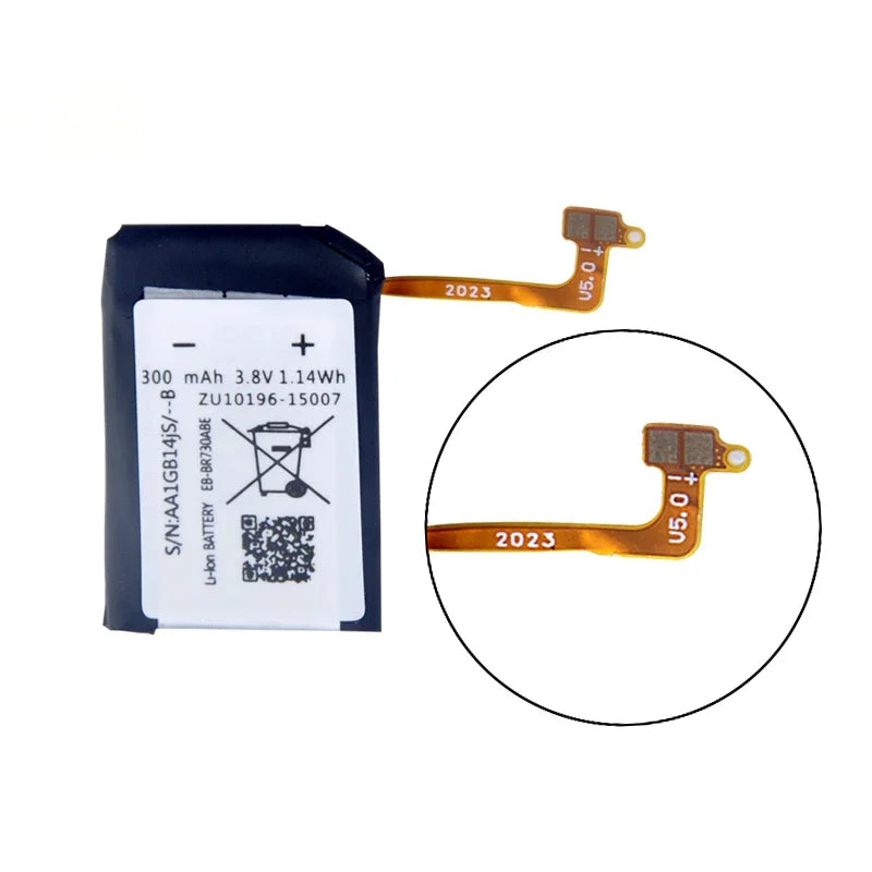 Nuovissimo EB-BR730ABE 300mAh per Samsung Gear Sport SM-R600 S2 3G SM-R730A/R730V/R730S/R730T/R735T + strumenti