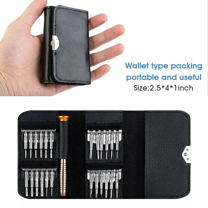 Set di cacciaviti di precisione, Kit di attrezzi per Laptop, Kit di riparazione di cacciaviti per Computer professionale 152/25 in 1 cacciavite Torx T5 T6