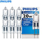 Philips G4 Alogeno 20W 12V Essenziale Capsula Spille Lampada Luce Decorativa Trasparente 3000K Bianco Dimmerabile T9 Scrivania Toro Lampadina All'ingrosso